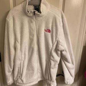 White north face jacket